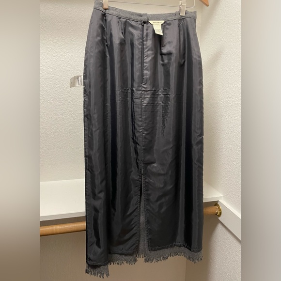Eddie Bauer ❄️ Winter Warm Wool Blend Fringe Skirt & Scarf Bundle Sz 8/M - Picture 8 of 11